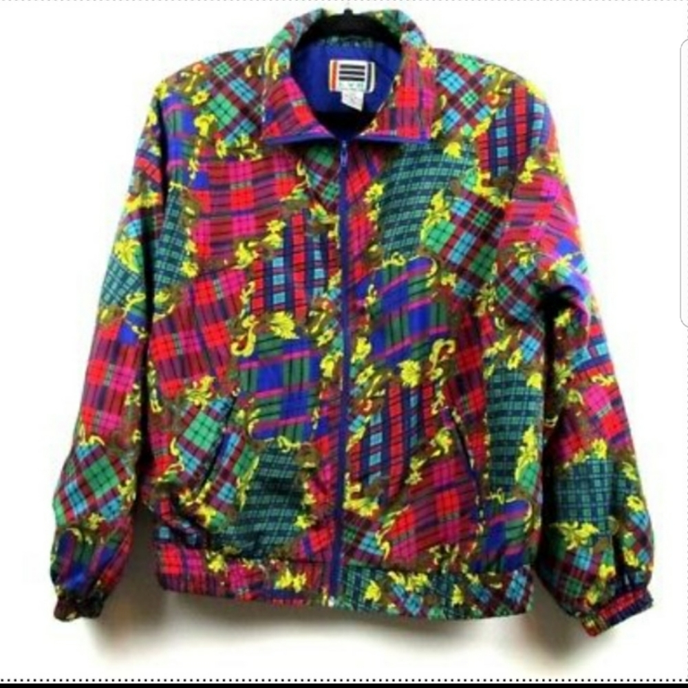 Vintage 80s EVR Rousso 100% Silk Jacket
